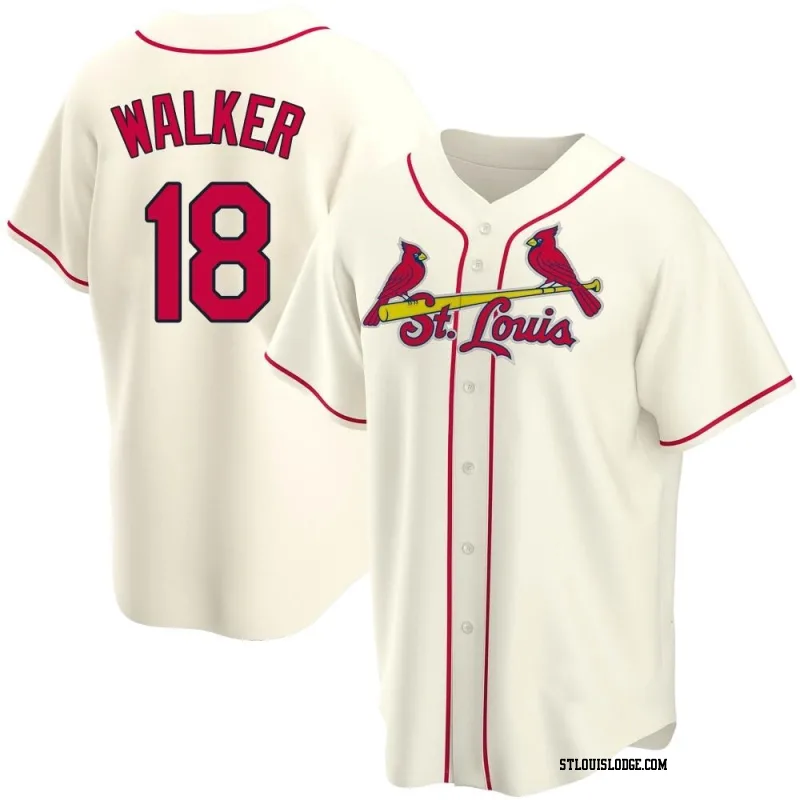 Men's St. Louis Cardinals Jordan Walker Replica Cream Alternate Jersey