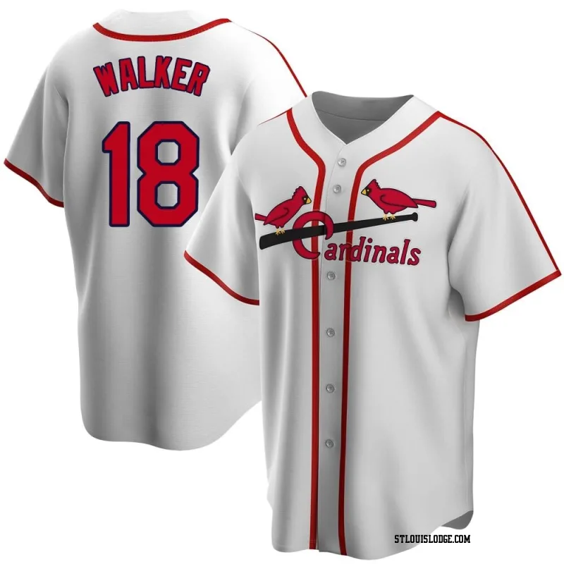 Men's St. Louis Cardinals Jordan Walker White Home Cooperstown Collection Jersey