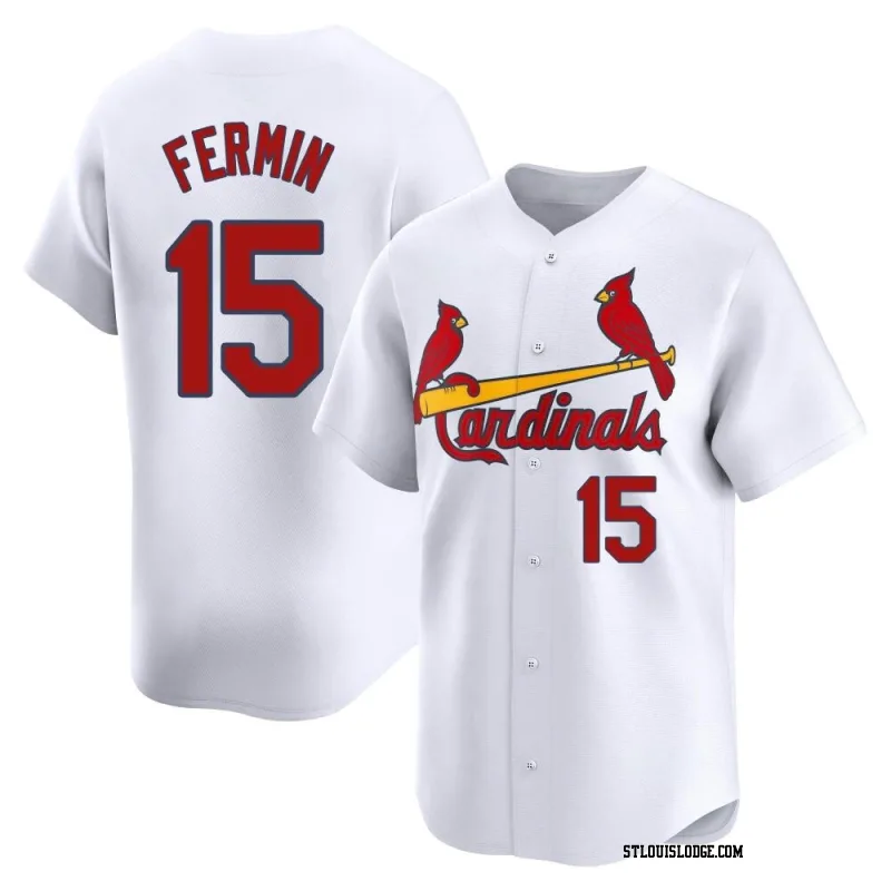 Men's St. Louis Cardinals Jose Fermin Limited White Home Jersey