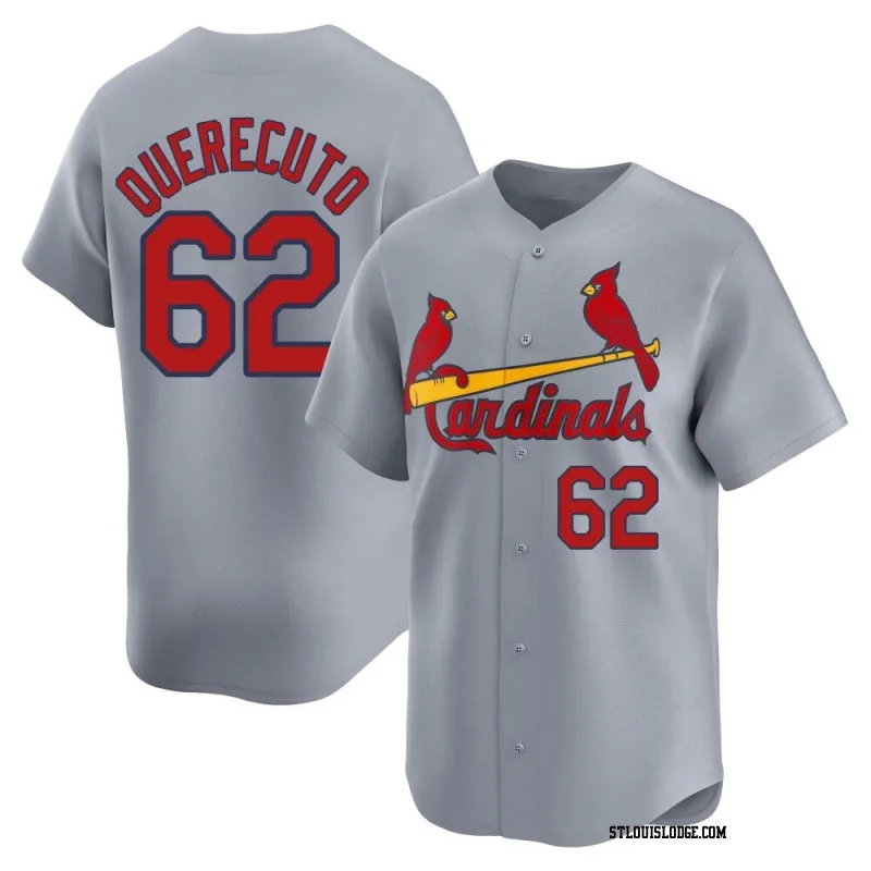 Men's St. Louis Cardinals Juniel Querecuto Limited Gray Away Jersey