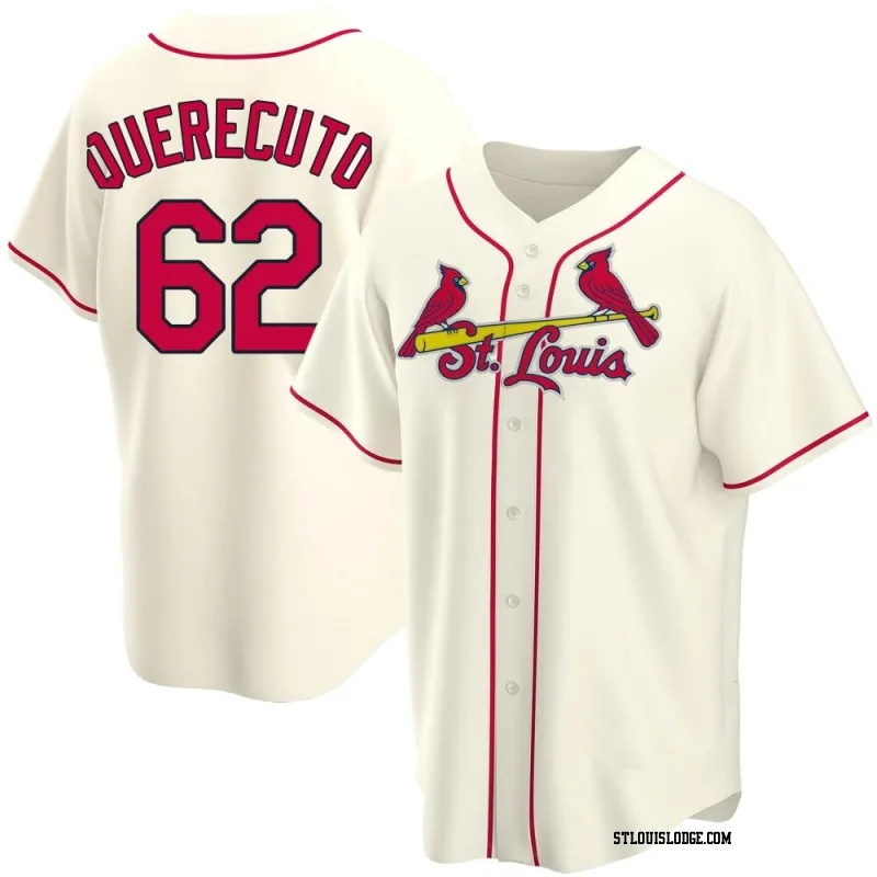 Men's St. Louis Cardinals Juniel Querecuto Replica Cream Alternate Jersey