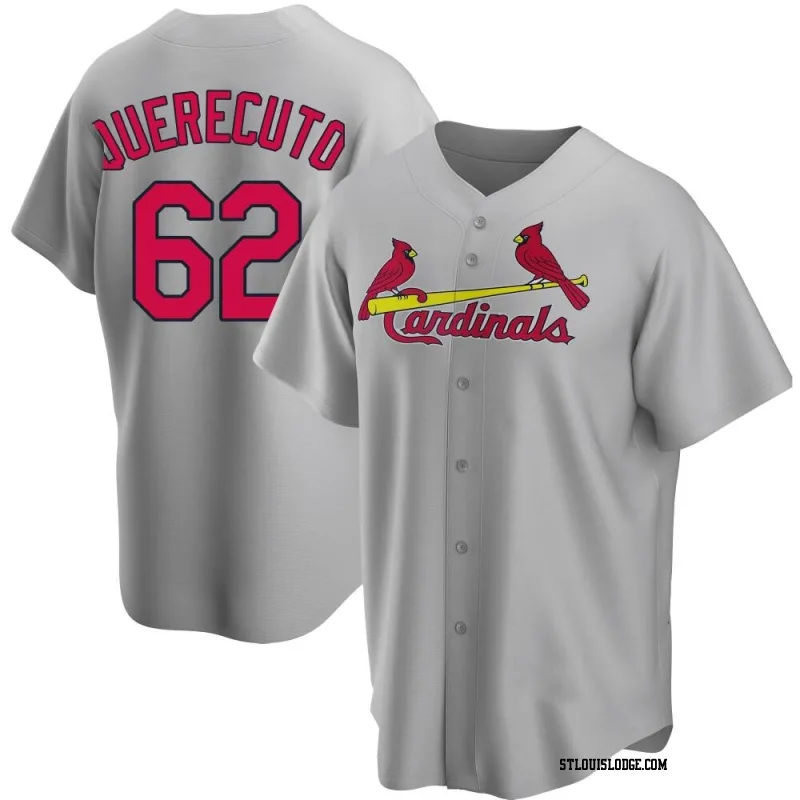 Men's St. Louis Cardinals Juniel Querecuto Replica Gray Road Jersey