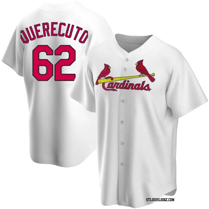 Men's St. Louis Cardinals Juniel Querecuto Replica White Home Jersey