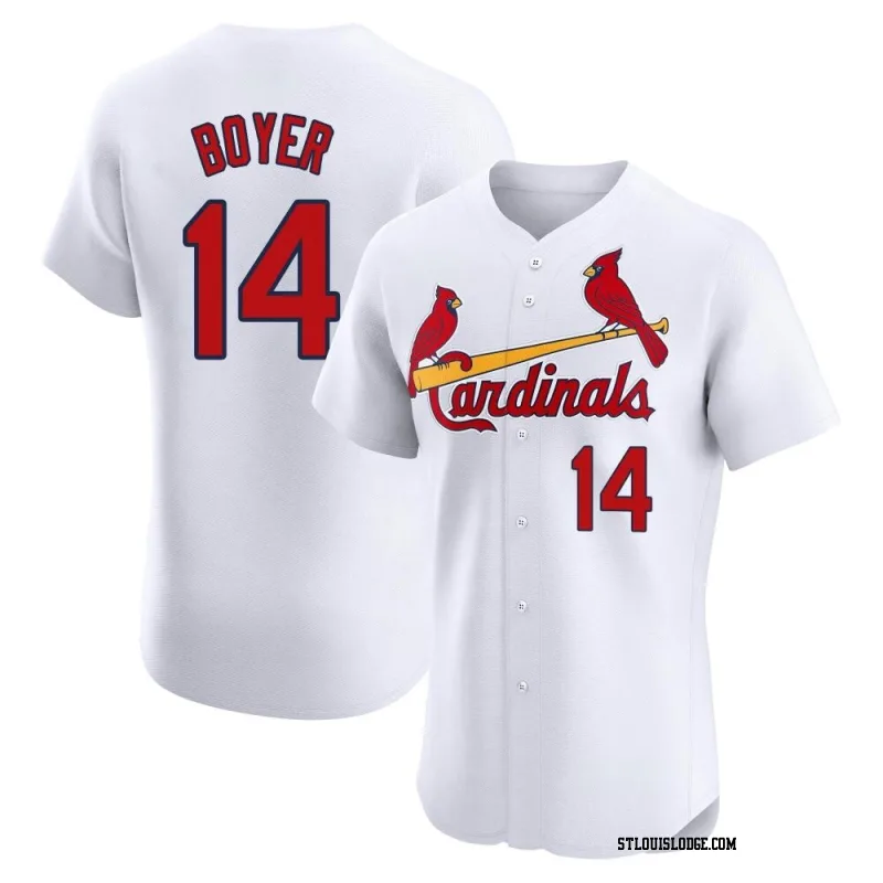 Men's St. Louis Cardinals Ken Boyer Elite White Home Jersey