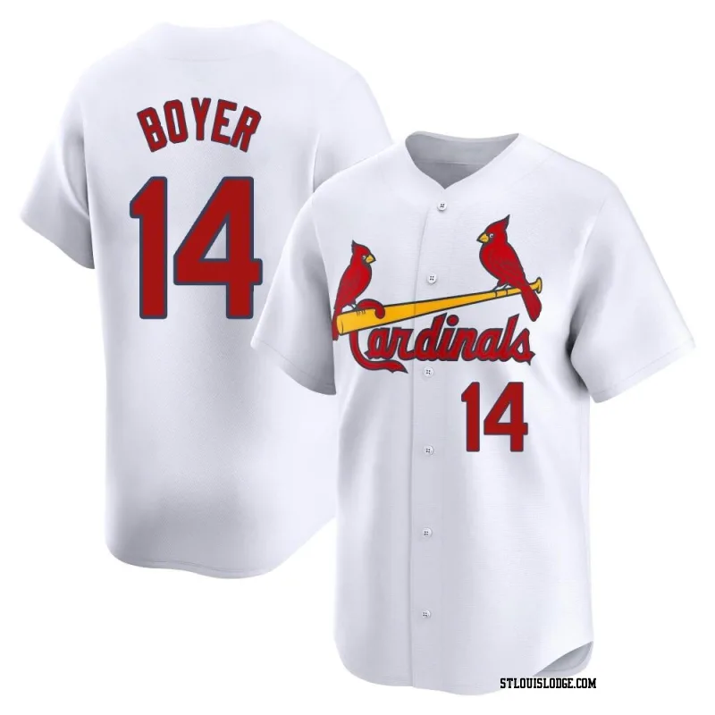 Men's St. Louis Cardinals Ken Boyer Limited White Home Jersey