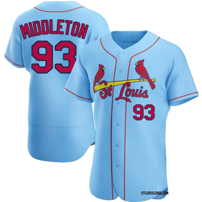 Men's St. Louis Cardinals Keynan Middleton Authentic Light Blue Alternate Jersey