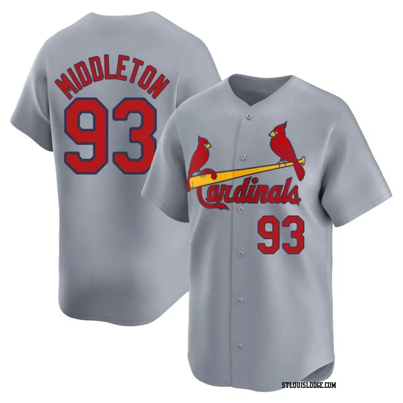 Men's St. Louis Cardinals Keynan Middleton Limited Gray Away Jersey