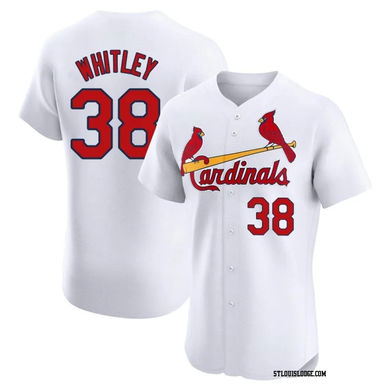 Men's St. Louis Cardinals Kodi Whitley Elite White Home Jersey