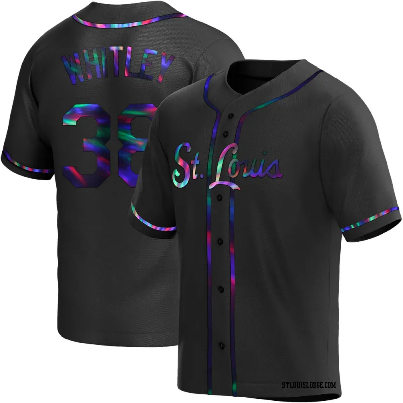 Men's St. Louis Cardinals Kodi Whitley Replica Black Holographic Alternate Jersey