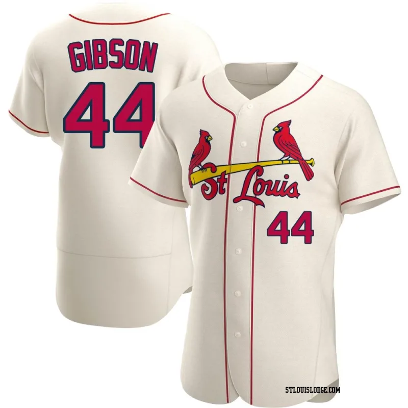 Men's St. Louis Cardinals Kyle Gibson Authentic Cream Alternate Jersey