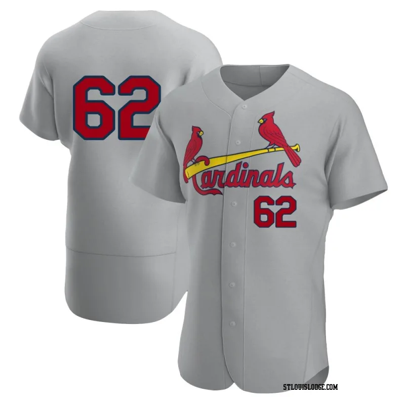 Men's St. Louis Cardinals Kyle Leahy Authentic Gray Road Jersey