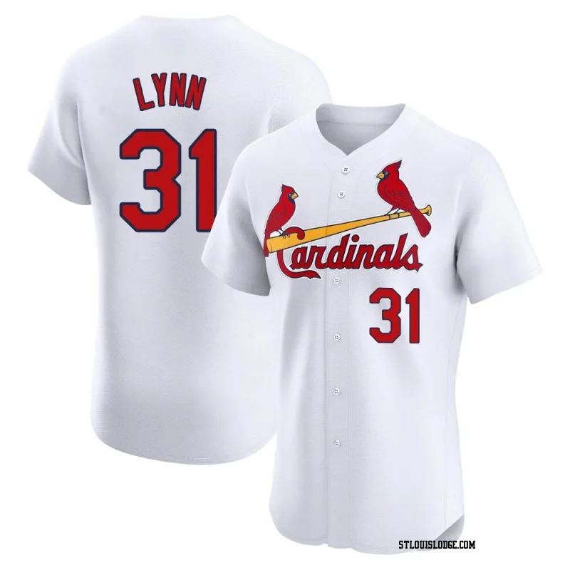 Men's St. Louis Cardinals Lance Lynn Elite White Home Jersey