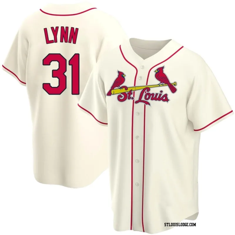 Men's St. Louis Cardinals Lance Lynn Replica Cream Alternate Jersey