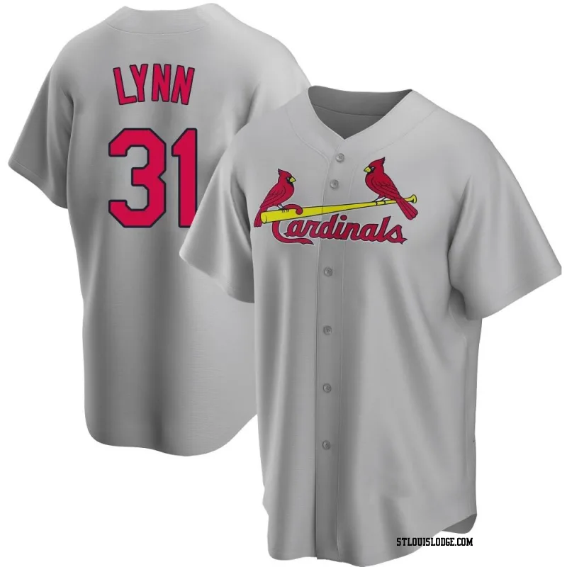 Men's St. Louis Cardinals Lance Lynn Replica Gray Road Jersey