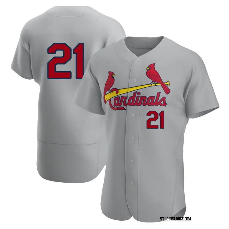 Men's St. Louis Cardinals Lars Nootbaar Authentic Gray Road Jersey