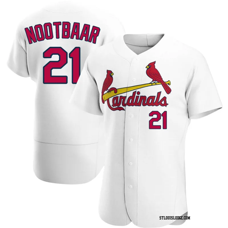 Men's St. Louis Cardinals Lars Nootbaar Authentic White Home Jersey