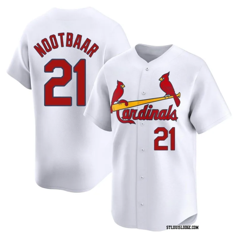 Men's St. Louis Cardinals Lars Nootbaar Limited White Home Jersey