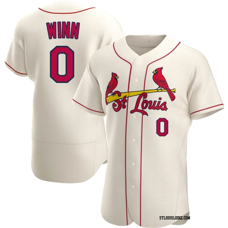 Men's St. Louis Cardinals Masyn Winn Authentic Cream Alternate Jersey