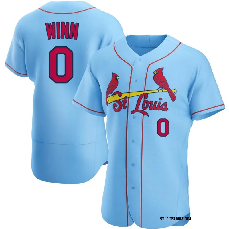 Men's St. Louis Cardinals Masyn Winn Authentic Light Blue Alternate Jersey