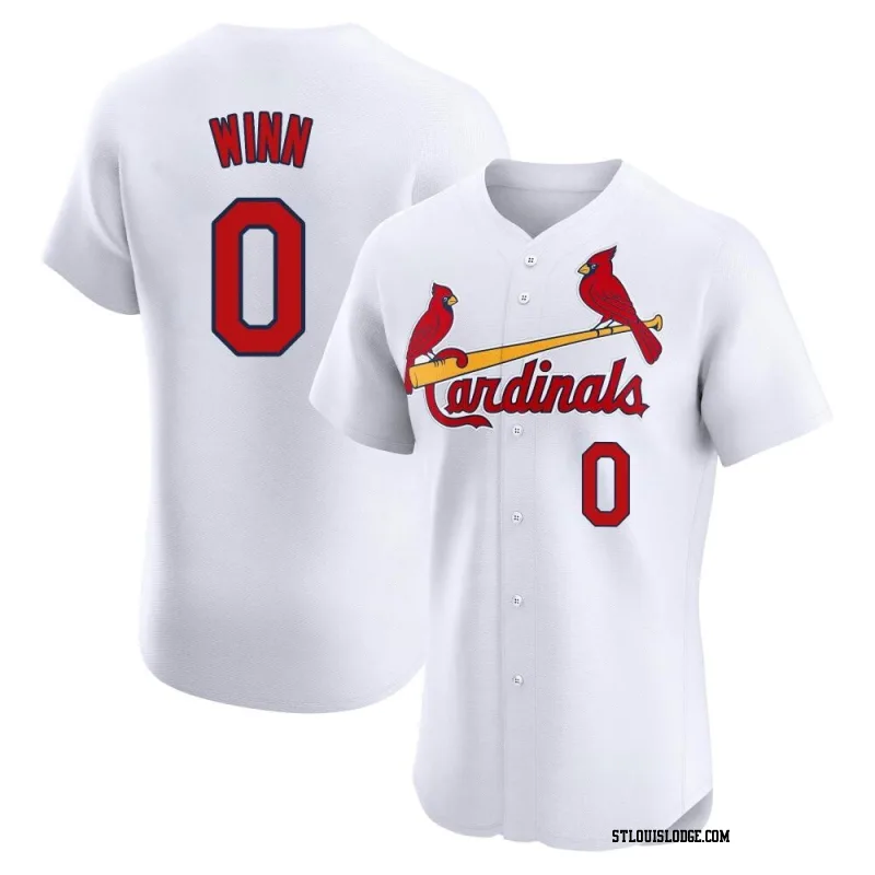 Men's St. Louis Cardinals Masyn Winn Elite White Home Jersey