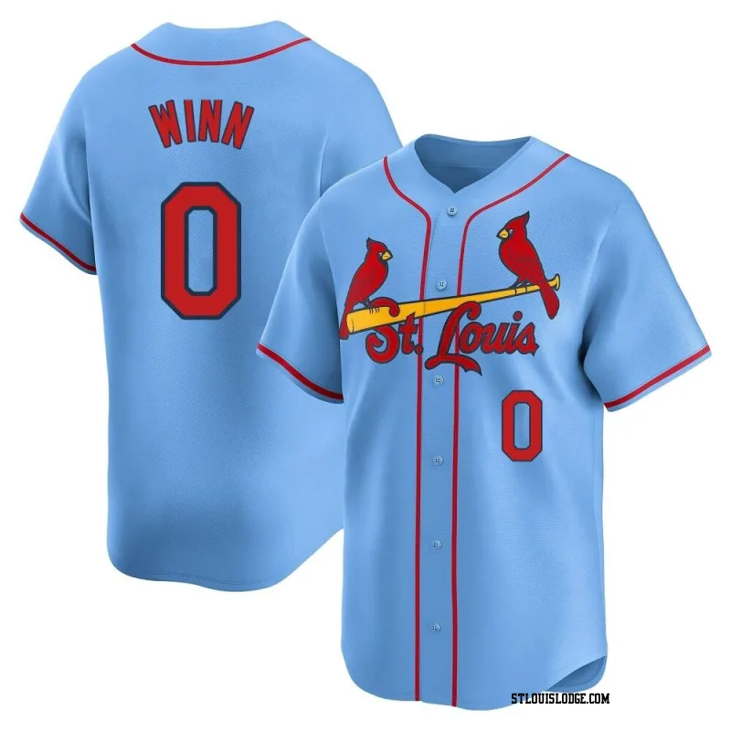 Men's St. Louis Cardinals Masyn Winn Limited Light Blue Alternate Jersey