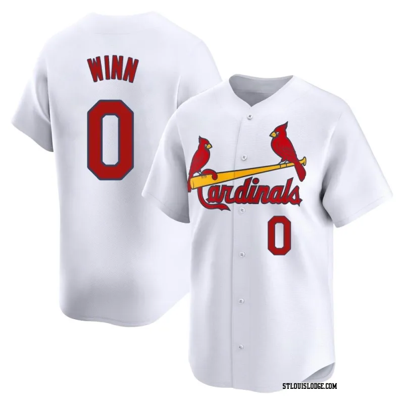 Men's St. Louis Cardinals Masyn Winn Limited White Home Jersey