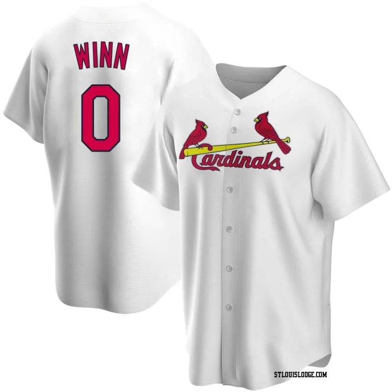 Men's St. Louis Cardinals Masyn Winn Replica White Home Jersey