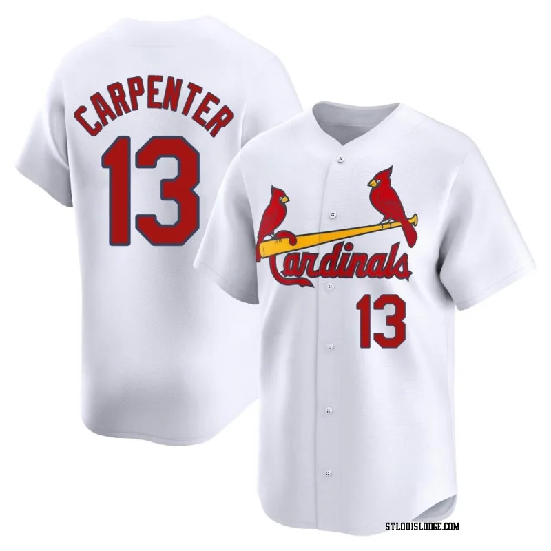 Men's St. Louis Cardinals Matt Carpenter Limited White Home Jersey