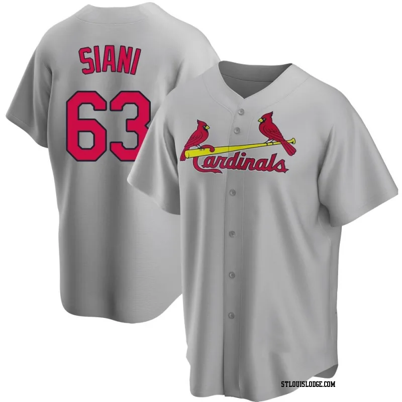 Men's St. Louis Cardinals Michael Siani Replica Gray Road Jersey