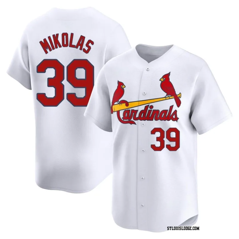 Men's St. Louis Cardinals Miles Mikolas Limited White Home Jersey