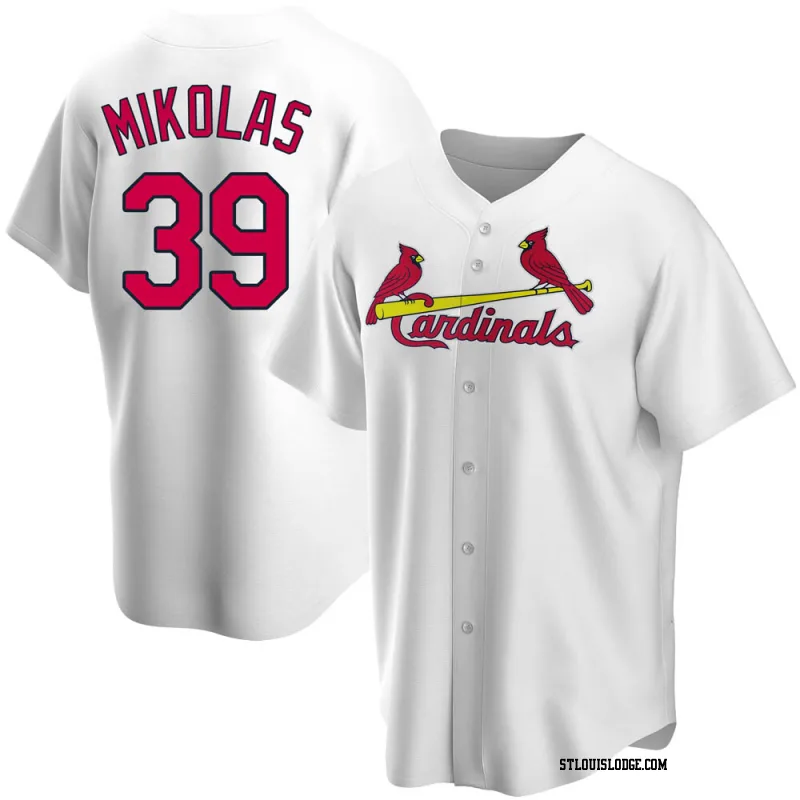 Men's St. Louis Cardinals Miles Mikolas Replica White Home Jersey