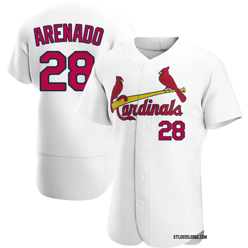 Men's St. Louis Cardinals Nolan Arenado Authentic White Home Jersey