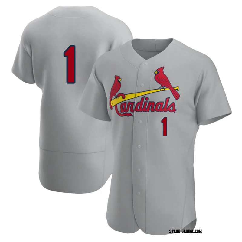 Men's St. Louis Cardinals Ozzie Smith Authentic Gray Road Jersey