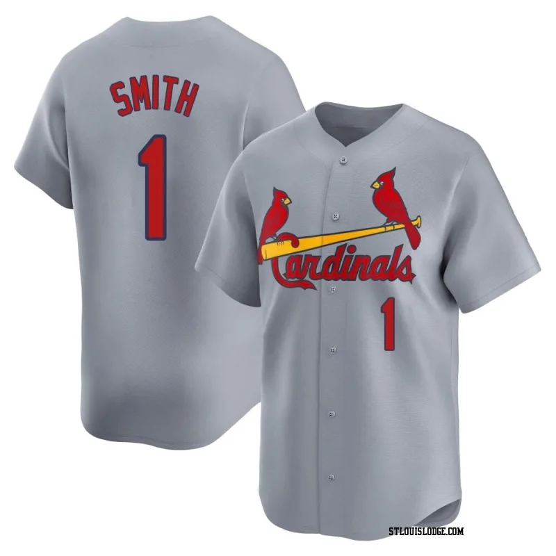 Men's St. Louis Cardinals Ozzie Smith Limited Gray Away Jersey