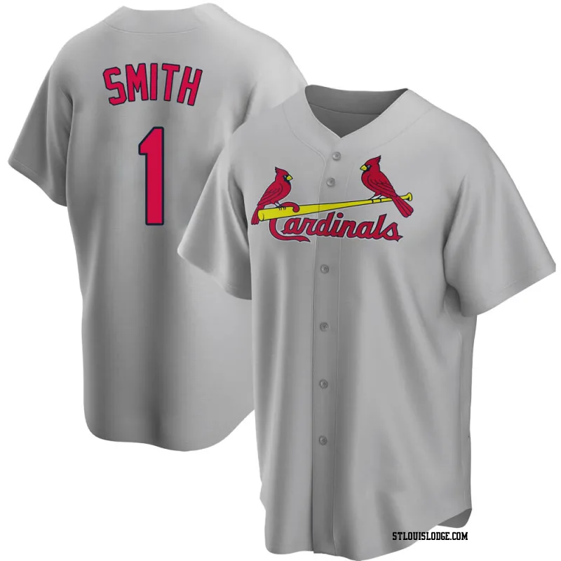 Men's St. Louis Cardinals Ozzie Smith Replica Gray Road Jersey