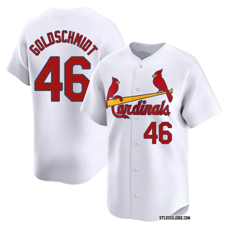 Men's St. Louis Cardinals Paul Goldschmidt Limited White Home Jersey