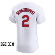 Men's St. Louis Cardinals Red Schoendienst Elite White Home Jersey