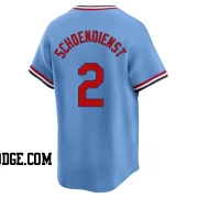 Men's St. Louis Cardinals Red Schoendienst Limited Light Blue Cooperstown Collection Jersey