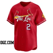 Men's St. Louis Cardinals Red Schoendienst Limited Red 2024 City Connect Jersey