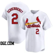 Men's St. Louis Cardinals Red Schoendienst Limited White Home Jersey