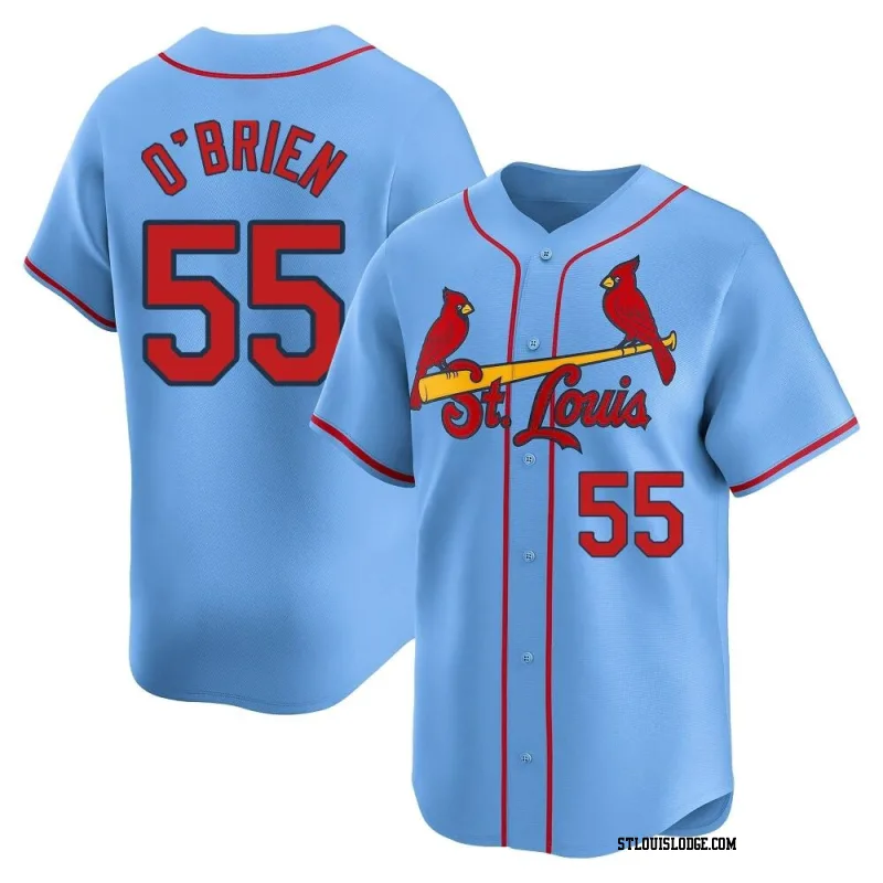 Men's St. Louis Cardinals Riley O'Brien Limited Light Blue Alternate Jersey