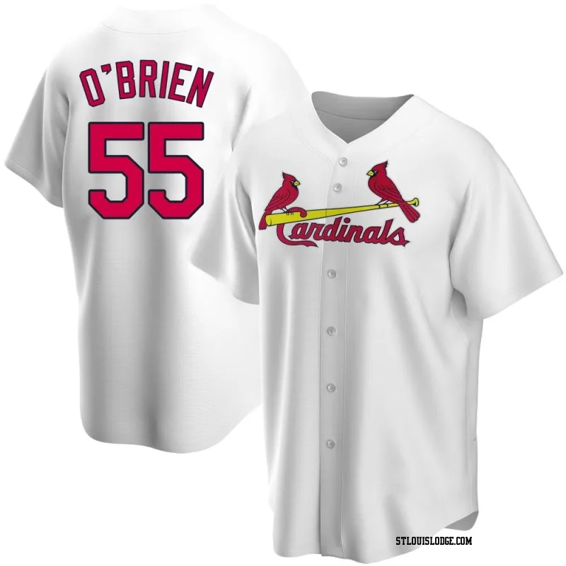 Men's St. Louis Cardinals Riley O'Brien Replica White Home Jersey