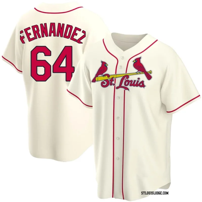 Men's St. Louis Cardinals Ryan Fernandez Replica Cream Alternate Jersey