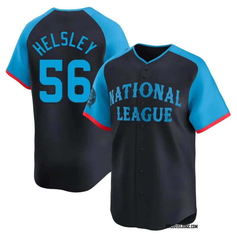 Men's St. Louis Cardinals Ryan Helsley Limited Navy National League 2024 All-Star Game Jersey