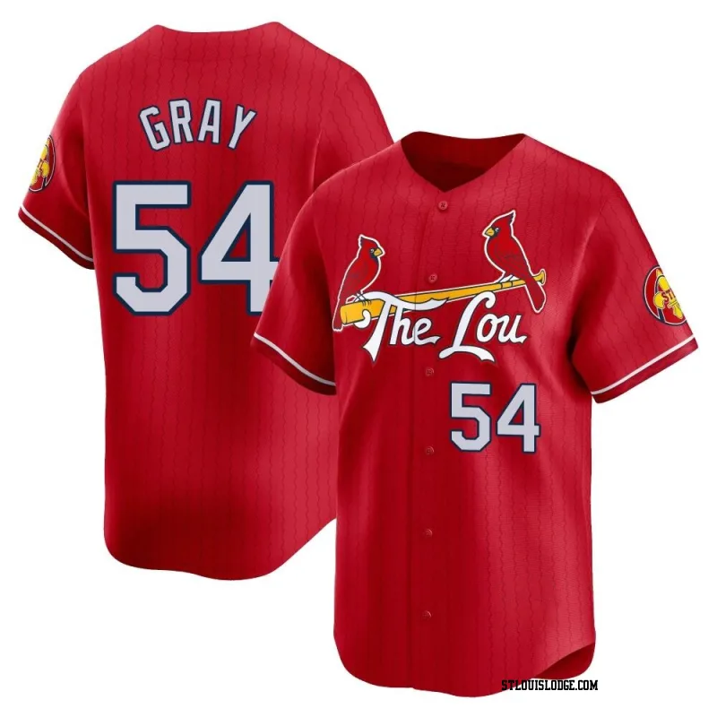 Men's St. Louis Cardinals Sonny Gray Limited Red 2024 City Connect Jersey