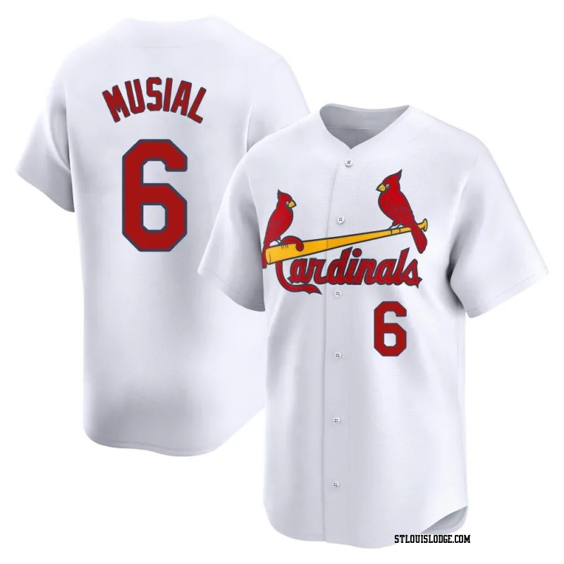 Men's St. Louis Cardinals Stan Musial Limited White Home Jersey