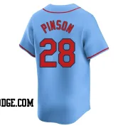 Men's St. Louis Cardinals Vada Pinson Limited Light Blue Alternate Jersey