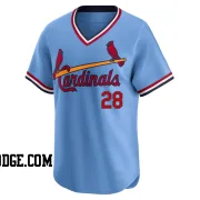 Men's St. Louis Cardinals Vada Pinson Limited Light Blue Cooperstown Collection Jersey