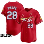 Men's St. Louis Cardinals Vada Pinson Limited Red 2024 City Connect Jersey