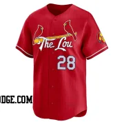 Men's St. Louis Cardinals Vada Pinson Limited Red 2024 City Connect Jersey